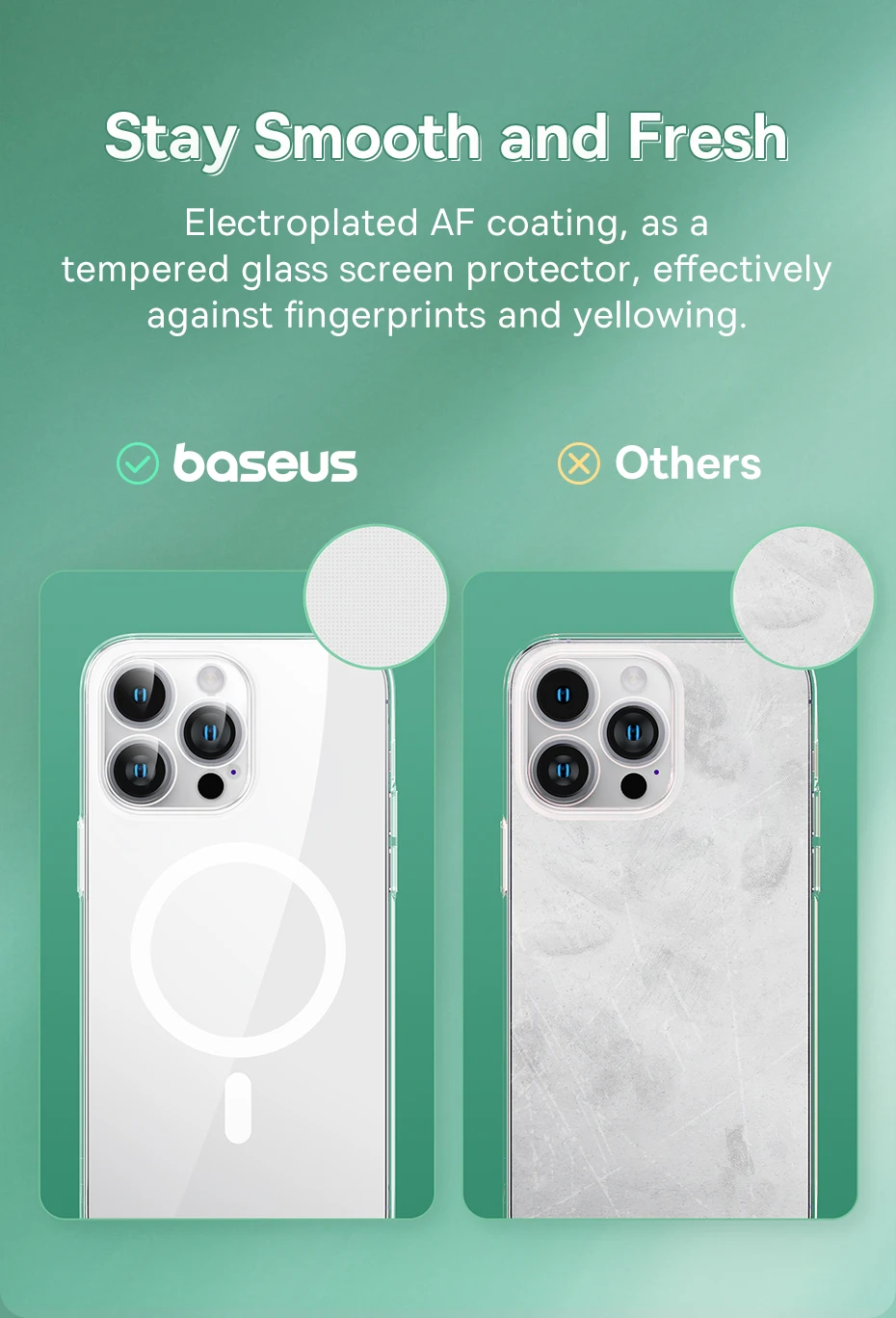 Baseus Magnetic Case for iPhone 15 14 13 12 11 Pro Max Wireless Charging Cover For iPhone 15 13 12 Pro Max PC Magnet Phone Case