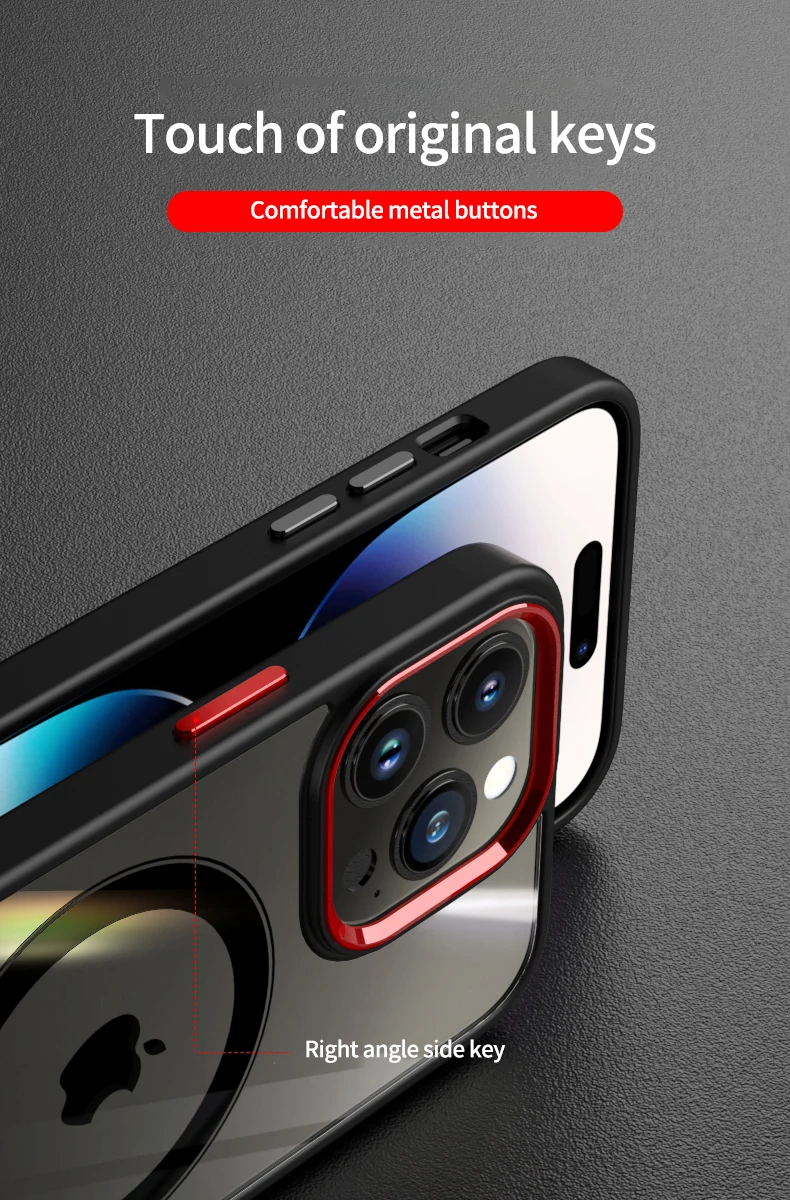 Luxury Clear HD Phone Case For iPhone 14 13 12 11 15 Pro Max Funda Magnetic Magsafe Wireless Charging Shockproof Cellphone Cover Luxury Clear HD Phone Case For iPhone 14 13 12 11 15 Pro Max Funda Magnetic Magsafe Wireless Charging Shockproof Cellphone Cover
