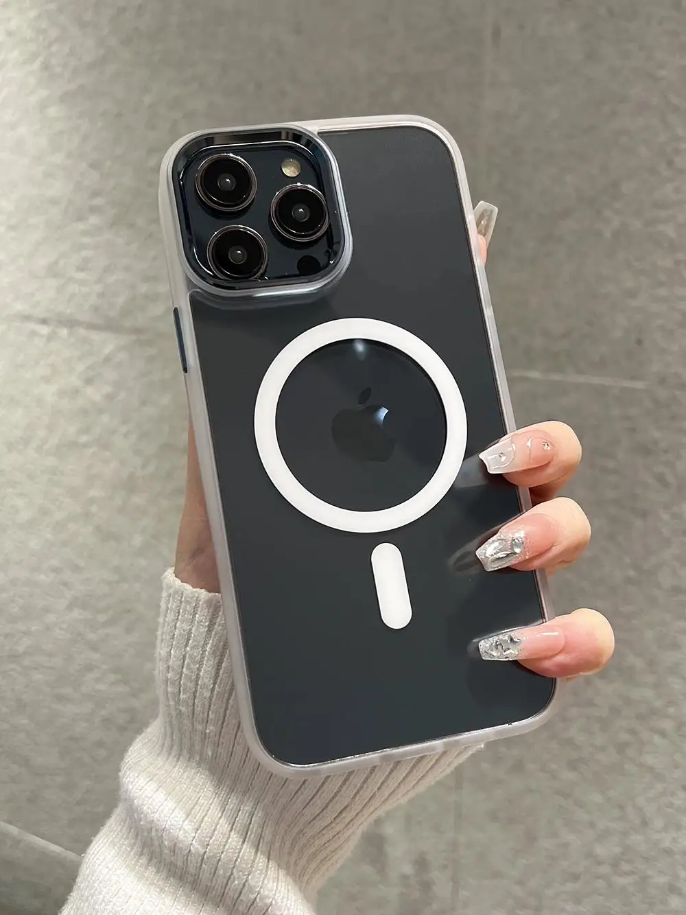 Luxury For Magsafe Wireless Charging Magnetic Case for iPhone 15 14 Plus 13 12 11 Pro Max Shockproof Bumper Clear Armor Cover