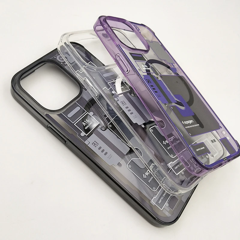 Original Spigen Technology Phone Case For iPhone 15 14 13 12 Pro Max 14 15 Plus Magnetic Wireless Charging High Quality Bumpers