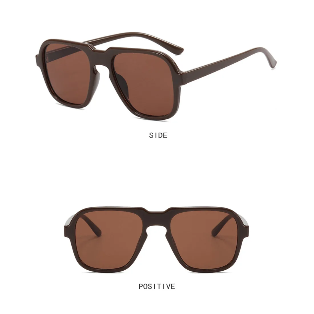 2023 Fashion Retro Square One Piece Sunglasses UV400 Women Men Vintage Summer Mirror Goggles Flat Top Sun Shades Glasses 2023 Fashion Retro Square One Piece Sunglasses UV400 Women Men Vintage Summer Mirror Goggles Flat Top Sun Shades Glasses