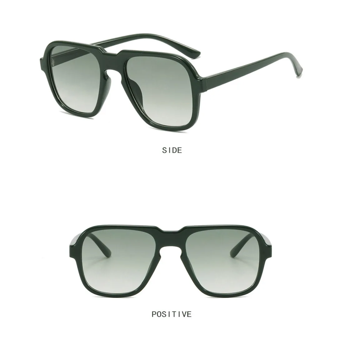 2023 Fashion Retro Square One Piece Sunglasses UV400 Women Men Vintage Summer Mirror Goggles Flat Top Sun Shades Glasses 2023 Fashion Retro Square One Piece Sunglasses UV400 Women Men Vintage Summer Mirror Goggles Flat Top Sun Shades Glasses