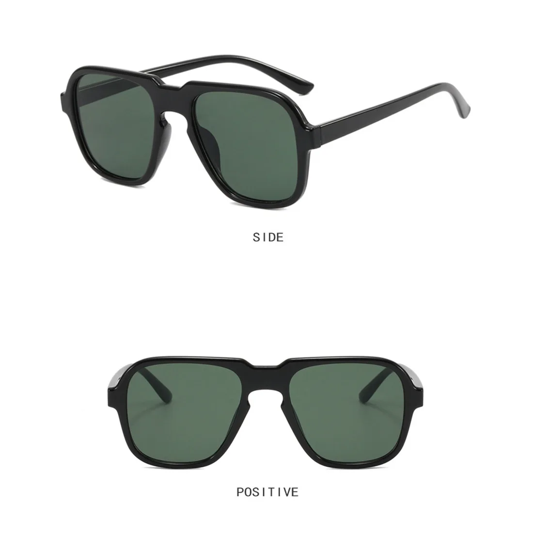 2023 Fashion Retro Square One Piece Sunglasses UV400 Women Men Vintage Summer Mirror Goggles Flat Top Sun Shades Glasses 2023 Fashion Retro Square One Piece Sunglasses UV400 Women Men Vintage Summer Mirror Goggles Flat Top Sun Shades Glasses