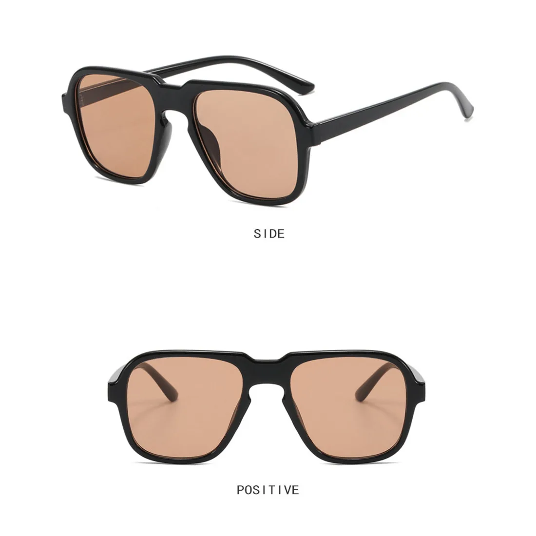 2023 Fashion Retro Square One Piece Sunglasses UV400 Women Men Vintage Summer Mirror Goggles Flat Top Sun Shades Glasses 2023 Fashion Retro Square One Piece Sunglasses UV400 Women Men Vintage Summer Mirror Goggles Flat Top Sun Shades Glasses