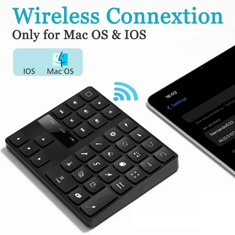 Portable Keypad for Procreate Drawing Keypad for Artists & Professionals Dropship