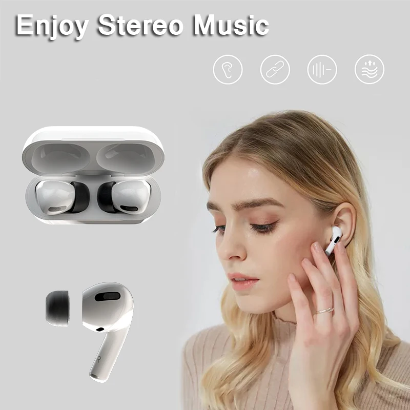 For Apple AirPods Pro 2 Ear Tips Memory Foam Tips Anti Slip Earbuds Ear Cushion Replacement Earphone Ear pads Small Medium Large