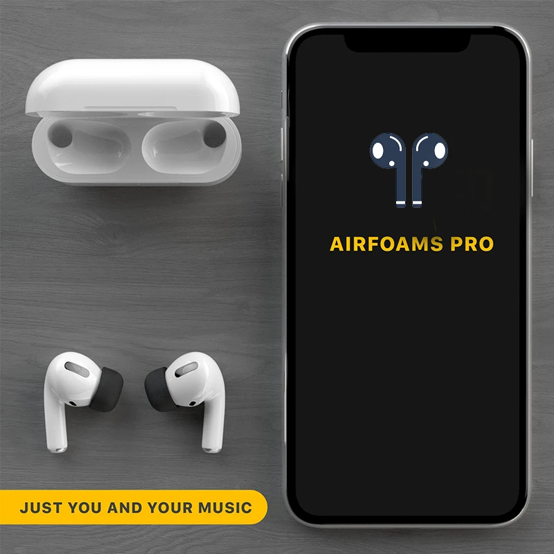 For Apple AirPods Pro 2 Ear Tips Memory Foam Tips Anti Slip Earbuds Ear Cushion Replacement Earphone Ear pads Small Medium Large