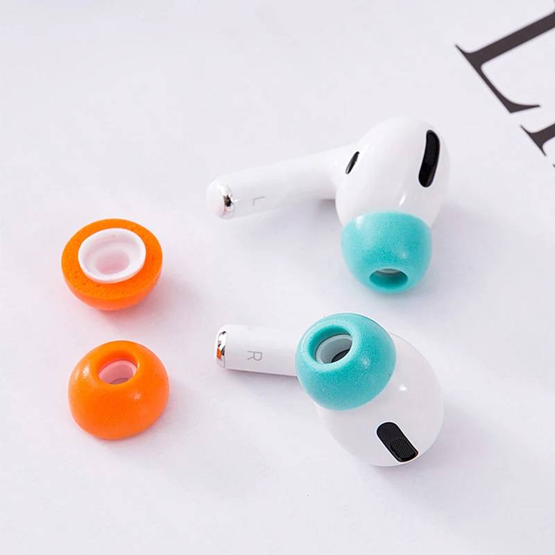 For Apple AirPods Pro 2 Ear Tips Memory Foam Tips Anti Slip Earbuds Ear Cushion Replacement Earphone Ear pads Small Medium Large