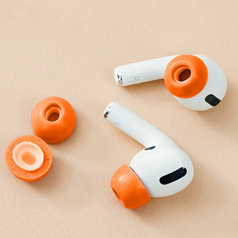 For Apple AirPods Pro 2 Ear Tips Memory Foam Tips Anti Slip Earbuds Ear Cushion Replacement Earphone Ear pads Small Medium Large