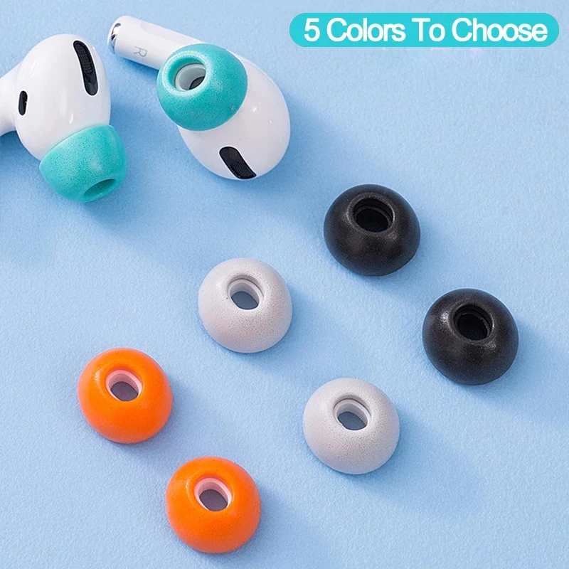 For Apple AirPods Pro 2 Ear Tips Memory Foam Tips Anti Slip Earbuds Ear Cushion Replacement Earphone Ear pads Small Medium Large