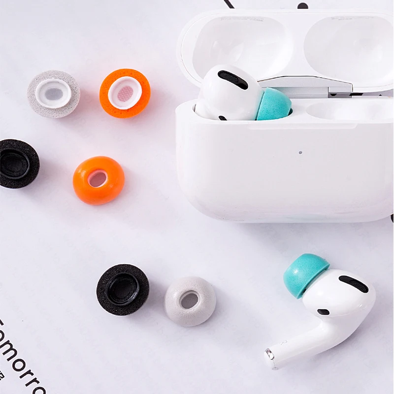 For Apple AirPods Pro 2 Ear Tips Memory Foam Tips Anti Slip Earbuds Ear Cushion Replacement Earphone Ear pads Small Medium Large
