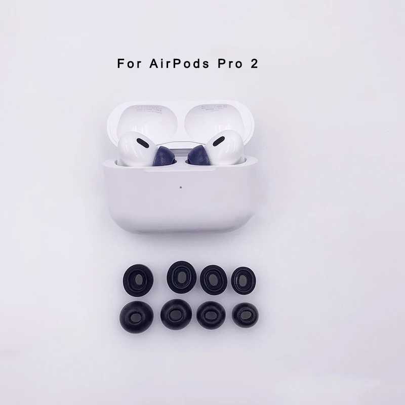 For Apple AirPods Pro 2 Ear Tips Memory Foam Tips Anti Slip Earbuds Ear Cushion Replacement Earphone Ear pads Small Medium Large