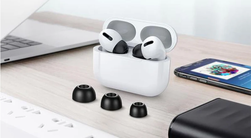 For Apple AirPods Pro 2 Ear Tips Memory Foam Tips Anti Slip Earbuds Ear Cushion Replacement Earphone Ear pads Small Medium Large