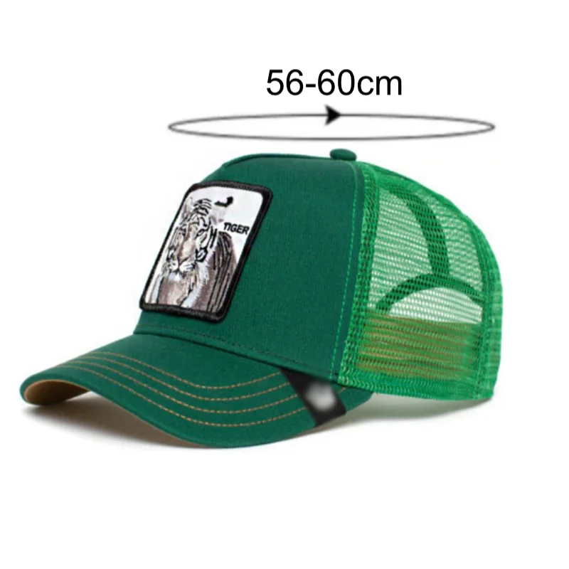 New Animal Embroidery Men's Caps Frog Trucker's Baseball Caps Tiger Women's Cap Outdoor Breathable Sunscreen Hats Dropshipping New Animal Embroidery Men's Caps Frog Trucker's Baseball Caps Tiger Women's Cap Outdoor Breathable Sunscreen Hats Dropshipping
