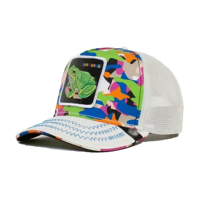 New Animal Embroidery Men's Caps Frog Trucker's Baseball Caps Tiger Women's Cap Outdoor Breathable Sunscreen Hats Dropshipping New Animal Embroidery Men's Caps Frog Trucker's Baseball Caps Tiger Women's Cap Outdoor Breathable Sunscreen Hats Dropshipping