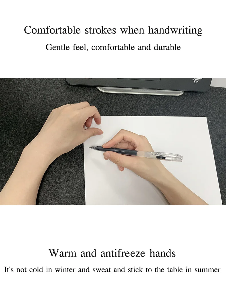 Soft Breathable Large Computer Desk Mat Wool Felt Laptop Anti-Slip Mats Gamer Mouse Pad Simple and Comfortable for Cold Weather