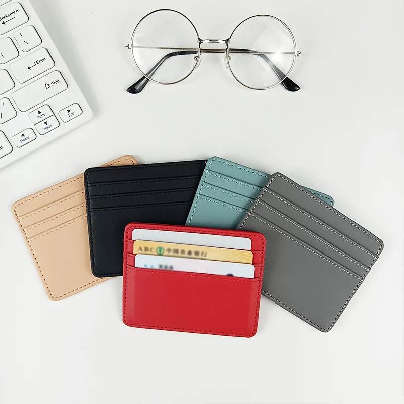 1Pc Pu Leather ID Card Holder Candy Color Bank Credit Card Box Multi Slot Slim Card Case Wallet Women Men Business Card Cover 1Pc Pu Leather ID Card Holder Candy Color Bank Credit Card Box Multi Slot Slim Card Case Wallet Women Men Business Card Cover