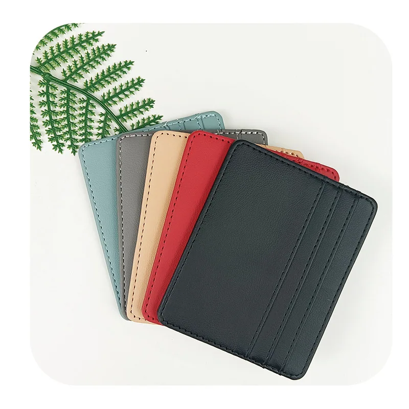 1Pc Pu Leather ID Card Holder Candy Color Bank Credit Card Box Multi Slot Slim Card Case Wallet Women Men Business Card Cover 1Pc Pu Leather ID Card Holder Candy Color Bank Credit Card Box Multi Slot Slim Card Case Wallet Women Men Business Card Cover