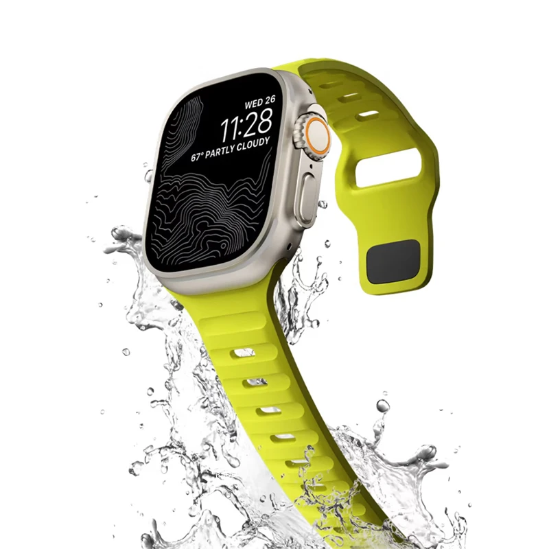 Soft Silicone Sport Strap For Apple Watch Ultra 8 SE 7 Series 44MM 40MM 49MM 45MM Rubber Watchband For iWatch 6 5 4 3 42MM 38MM Soft Silicone Sport Strap For Apple Watch Ultra 8 SE 7 Series 44MM 40MM 49MM 45MM Rubber Watchband For iWatch 6 5 4 3 42MM 38MM