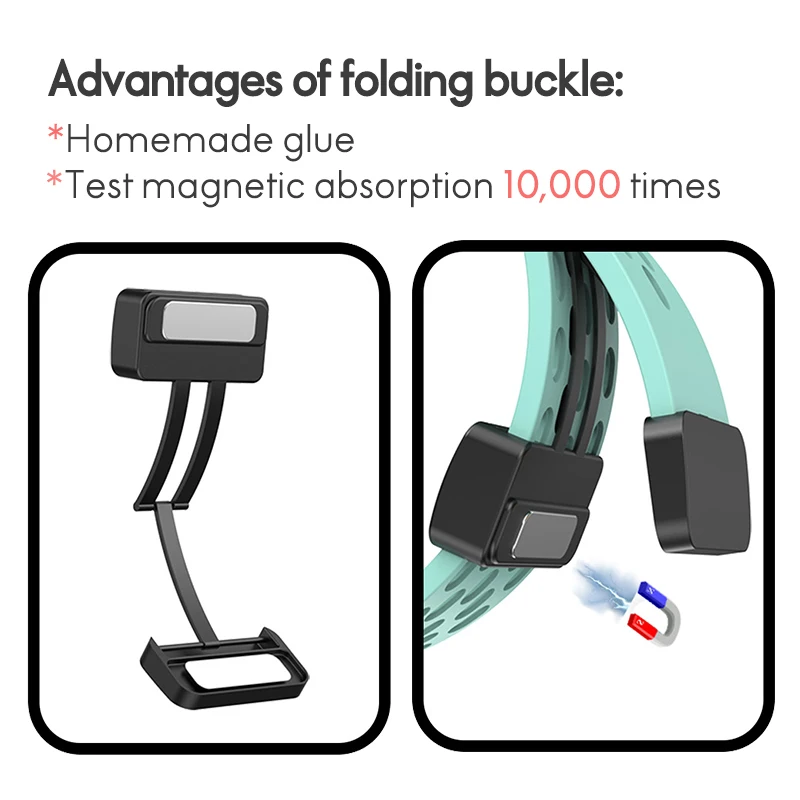 20mm 22mm Hole Silicone Magnetic strap for Samsung Galaxy Watch 6 4 classic bracelet for Samsung Watch 5pro Active2 Gear S3 Band 20mm 22mm Hole Silicone Magnetic strap for Samsung Galaxy Watch 6 4 classic bracelet for Samsung Watch 5pro Active2 Gear S3 Band