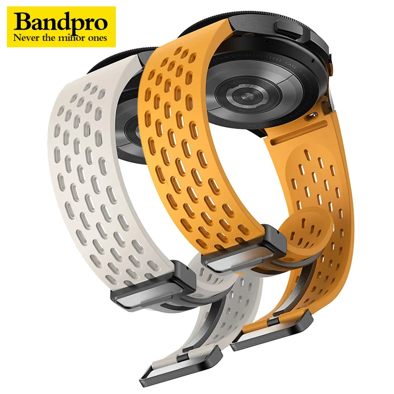 20mm 22mm Hole Silicone Magnetic strap for Samsung Galaxy Watch 6 4 classic bracelet for Samsung Watch 5pro Active2 Gear S3 Band 20mm 22mm Hole Silicone Magnetic strap for Samsung Galaxy Watch 6 4 classic bracelet for Samsung Watch 5pro Active2 Gear S3 Band