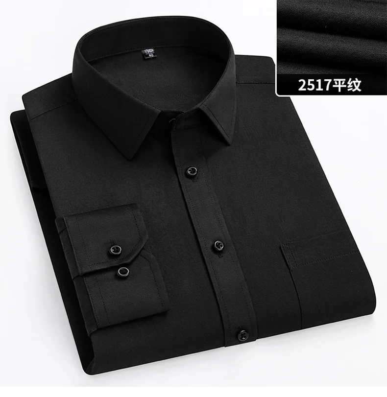 New Men's White Business Shirt Autumn Long Sleeve Leisure Plus Size Big 11XL 10XL 9XL Patchwork Black Yellow Social Dress Shirts New Men's White Business Shirt Autumn Long Sleeve Leisure Plus Size Big 11XL 10XL 9XL Patchwork Black Yellow Social Dress Shirts